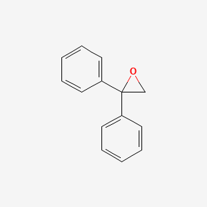 molecular formula C14H12O B1265802 2,2-Diphenyloxirane CAS No. 882-59-7
