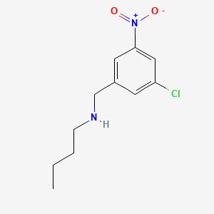 Benzenemethanamine, N-butyl-3-chloro-5-nitro-