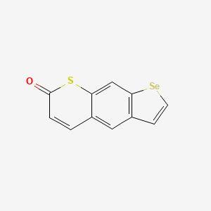 2H-Selenolo(3,2-g)(1)benzothiopyran-2-one