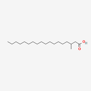 Octadecanoic acid, 3-methyl-