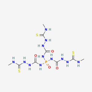 1-Bis[(methylcarbamothioylamino)carbamoylamino]phosphoryl-3-(methylcarbamothioylamino)urea