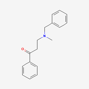 molecular formula C17H19NO B1265815 3-[苄(甲基)氨基]-1-苯基丙酮 CAS No. 21970-65-0