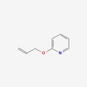 molecular formula C8H9NO B1265830 2-吡啶基烯丙基醚 CAS No. 5831-77-6