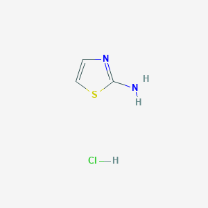 molecular formula C3H5ClN2S B1265835 2-氨基噻唑盐酸盐 CAS No. 6142-05-8