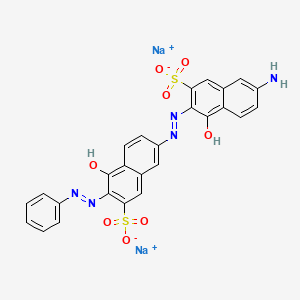 molecular formula C26H17N5Na2O8S2 B1265837 直接红 16，二钠盐 CAS No. 6227-02-7