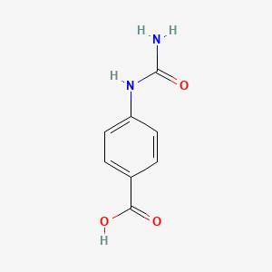 molecular formula C8H8N2O3 B1265840 4-[(氨基甲酰)氨基]苯甲酸 CAS No. 6306-25-8