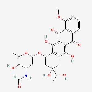 molecular formula C28H31NO11 B1265845 Baumycin C2 CAS No. 64479-55-6
