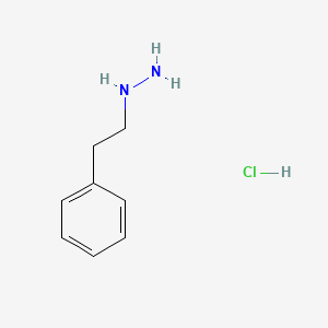molecular formula C8H13ClN2 B1265854 苯乙肼盐酸盐 CAS No. 5470-36-0