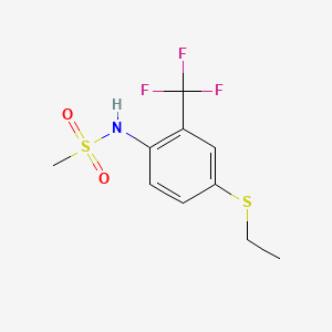molecular formula C10H12F3NO2S2 B1265855 苯并氟 CAS No. 68672-17-3