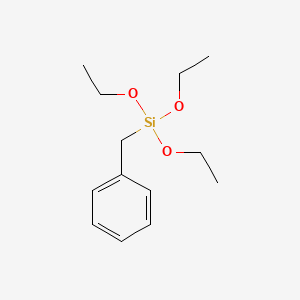 molecular formula C13H22O3Si B1265874 苯甲基三乙氧基硅烷 CAS No. 2549-99-7