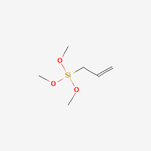 molecular formula C6H14O3Si B1265876 烯丙基三甲氧基硅烷 CAS No. 2551-83-9