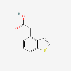 molecular formula C10H8O2S B1265879 苯并[b]噻吩-4-乙酸 CAS No. 2635-75-8