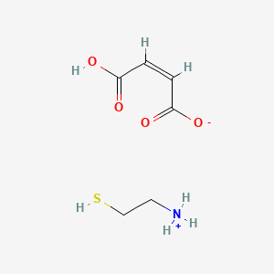 (2-Mercaptoethyl)ammonium hydrogen maleate