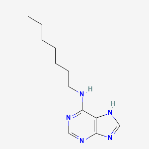 N-heptyl-7H-purin-6-amine