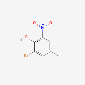 molecular formula C7H6BrNO3 B1265902 2-溴-4-甲基-6-硝基苯酚 CAS No. 20039-91-2