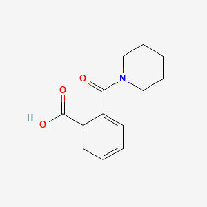 molecular formula C13H15NO3 B1265904 邻-(哌啶甲酰基)苯甲酸 CAS No. 20320-44-9