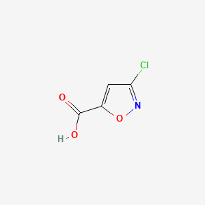 molecular formula C4H2ClNO3 B1265908 3-氯异噁唑-5-羧酸 CAS No. 20724-56-5