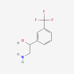 B1265909 2-Amino-1-[3-(trifluoromethyl)phenyl]ethanol CAS No. 21172-28-1