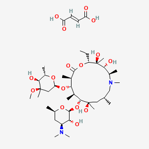 molecular formula C42H76N2O16 B12659130 Azithromycin fumarate CAS No. 910239-90-6