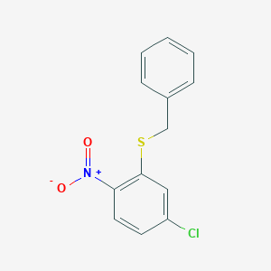 B126592 2-Benzylthio-4-chloronitrobenzene CAS No. 69741-45-3