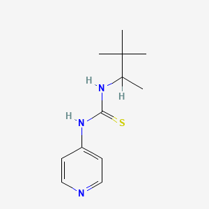 1-(4-Pyridyl)-3-(1,2,2-trimethylpropyl)thiourea