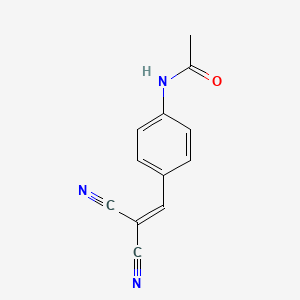 molecular formula C12H9N3O B1265924 N-(4-(2,2-二氰乙烯基)苯基)乙酰胺 CAS No. 26088-79-9