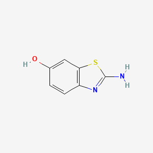 molecular formula C7H6N2OS B1265925 2-氨基-6-羟基苯并噻唑 CAS No. 26278-79-5
