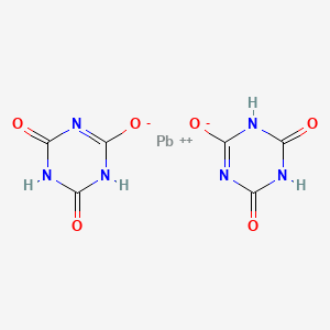 1,3,5-Triazine-2,4,6(1H,3H,5H)-trione, lead salt