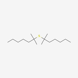 molecular formula C16H34S B12659264 Thiobis(tert-octane) CAS No. 94247-13-9