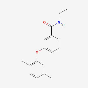 Benzamide, 3-(2,5-dimethylphenoxy)-N-ethyl-