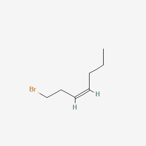 molecular formula C7H13Br B12659301 (Z)-1-Bromohept-3-ene CAS No. 94088-35-4