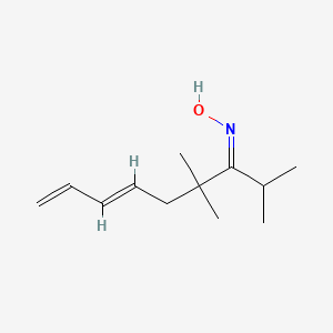 B12659303 2,4,4-Trimethylnona-6,8-dien-3-one oxime CAS No. 84625-53-6