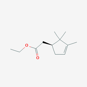 ethyl 2-[(1S)-2,2,3-trimethylcyclopent-3-en-1-yl]acetate