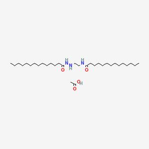 N,N'-(Iminoethylene)bismyristamide monoacetate