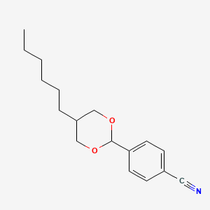 4-(5-Hexyl-1,3-dioxan-2-yl)benzonitrile