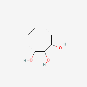 molecular formula C8H16O3 B12659392 Cyclooctane-1,2,3-triol CAS No. 85866-03-1