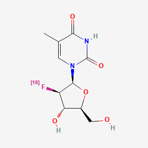 molecular formula C10H13FN2O5 B12659395 Clevudine F-18 CAS No. 1027764-69-7