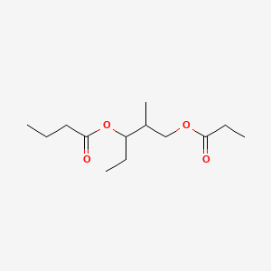 1-Ethyl-2-methyl-3-(1-oxopropoxy)propyl butyrate