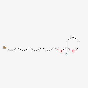 molecular formula C13H25BrO2 B1265964 2H-吡喃, 2-[(8-溴辛基)氧基]四氢- CAS No. 50816-20-1