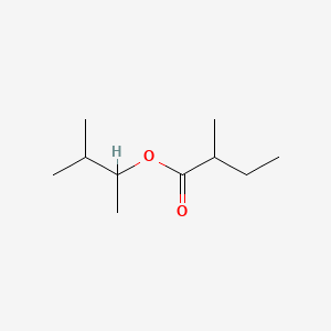 B12659646 1,2-Dimethylpropyl 2-methylbutyrate CAS No. 84696-83-3