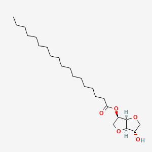 [(3S,3aR,6R,6aR)-3-hydroxy-2,3,3a,5,6,6a-hexahydrofuro[3,2-b]furan-6-yl] octadecanoate