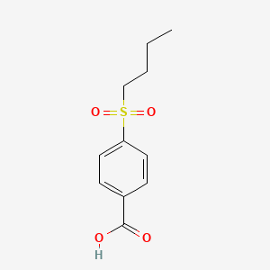 molecular formula C11H14O4S B1265985 Benzoic acid, 4-(butylsulfonyl)- CAS No. 100059-51-6