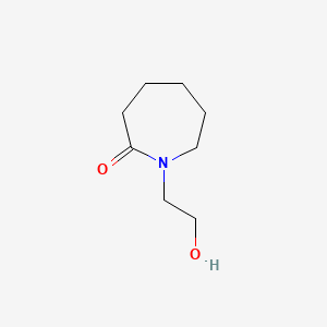 molecular formula C8H15NO2 B1265994 1-(2-羟乙基)氮杂环-2-酮 CAS No. 45889-43-8