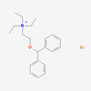 molecular formula C21H30BrNO B012660 (2-(Diphenylmethoxy)ethyl)triethylammonium bromide CAS No. 102571-29-9