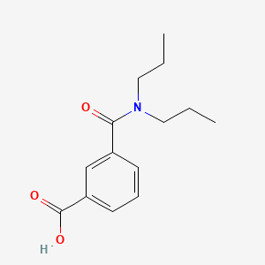 molecular formula C14H19NO3 B1266004 3-(二丙基氨基甲酰基)苯甲酸 CAS No. 126926-35-0