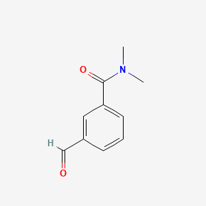 molecular formula C10H11NO2 B1266005 3-甲酰-N,N-二甲基苯甲酰胺 CAS No. 126926-36-1