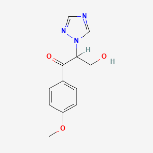 3-Hydroxy-2-(1H-1,2,4-triazol-1-yl)-4'-methoxypropiophenone