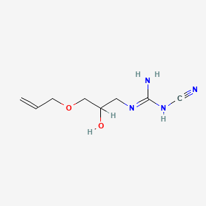 N-Cyano-N'-[2-hydroxy-3-(allyloxy)propyl]guanidine