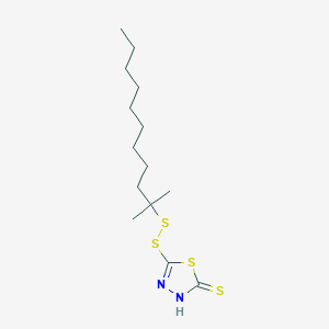 1,3,4-Thiadiazole-2(3H)-thione, 5-(tert-dodecyldithio)-