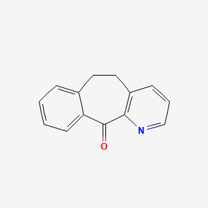 molecular formula C14H11NO B1266020 5,6-二氢-11h-苯并[5,6]环庚[1,2-b]吡啶-11-酮 CAS No. 3964-73-6